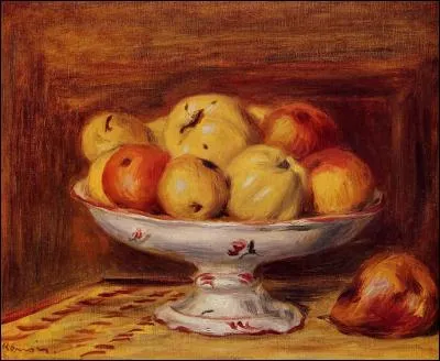 Qui a peint "Nature morte avec pommes et poires" ?
