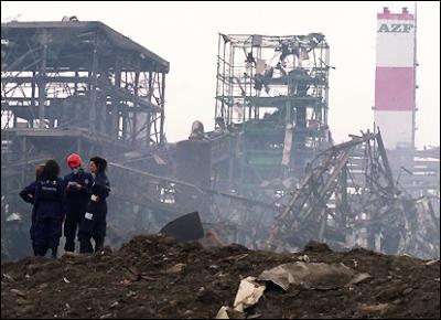 Quelle ville a été victime d'une catastrophe industrielle en 2001 ?