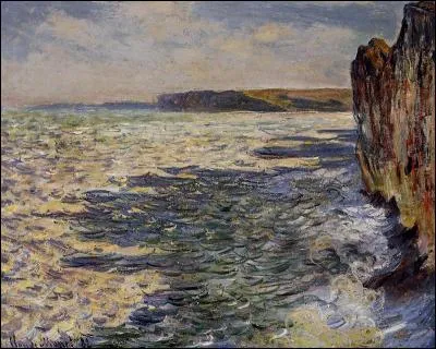 Qui a peint "Les vagues et les rochers à Pourville" ?