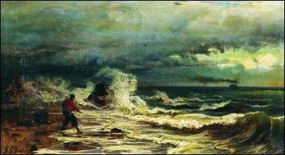 Qui a peint "vagues déferlantes" ?