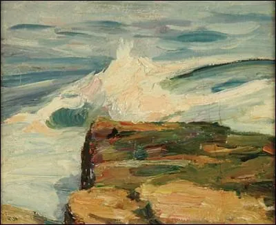 Qui a peint "fracas des vagues" ?