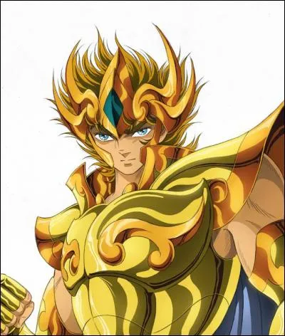 Qui a réalisé ce magnifique fanart du Chevalier d'Or du Lion "Aiolia" ?