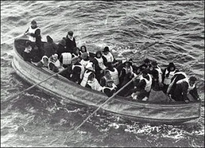 Les canots du Titanic...