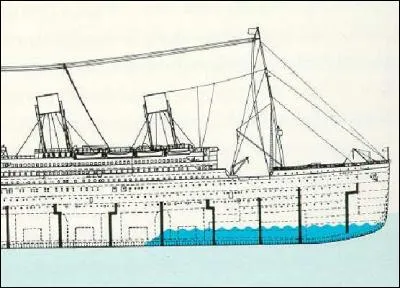 Mais lors de l'impact l'eau a rempli combien de compartiments ?
