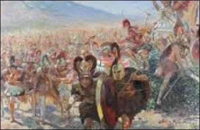 Quelle est la bataille évoquée dans le film franco-italien de Jacques Tourneur, qui met en scène Philippidès, vainqueur des Jeux olympiques et amoureux d'Andromède.