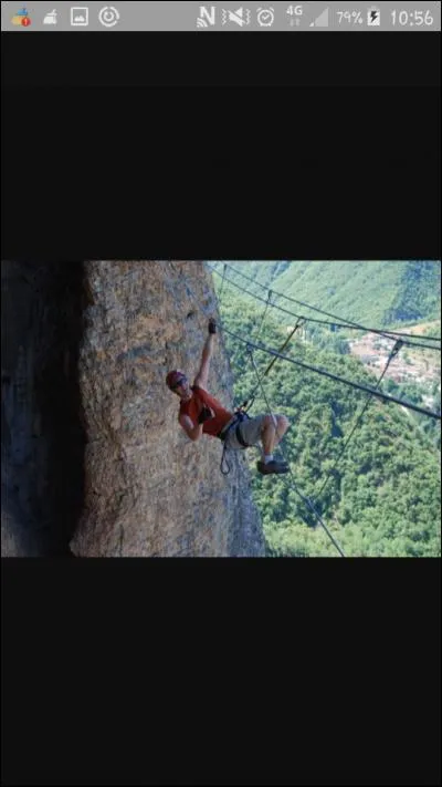 En quelle année la via ferrata fut-elle mise en place ?