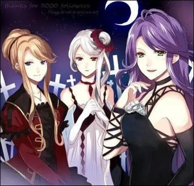 Ce trio de vampires vient du manga :