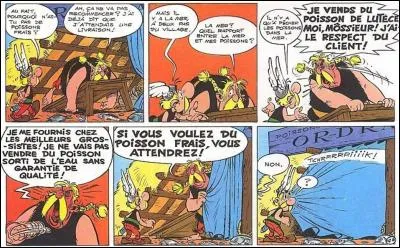 Il est sûr et certain qu'Ordralfabétix ne sait reconnaître le « fraîchin » d'autre chose. C'est assez paradoxal, vu son métier ! 
Que veut dire « fraîchin » ?