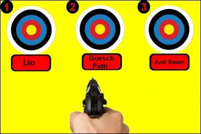 Si je vous dis "Étienne". Sur quelle cible allez-vous tirer ?