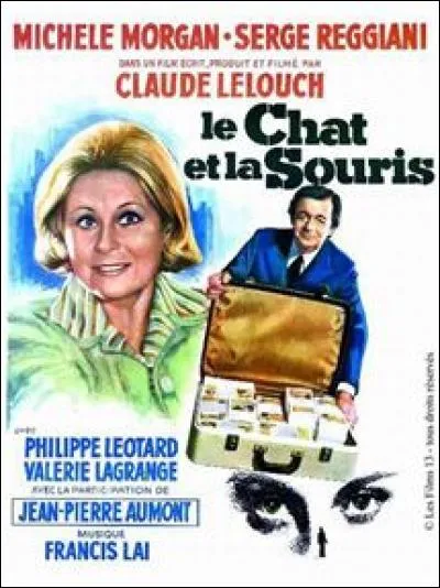 « Le Chat et la Souris » est un film policier français réalisé par Claude Lelouch et sorti en 1975. Il réunissait Serge Reggiani, Michèle Morgan, Philippe Léotard et Jean-Pierre Aumont. Quel acteur incarnait, dans ce film, le rôle du commissaire Lechat ?