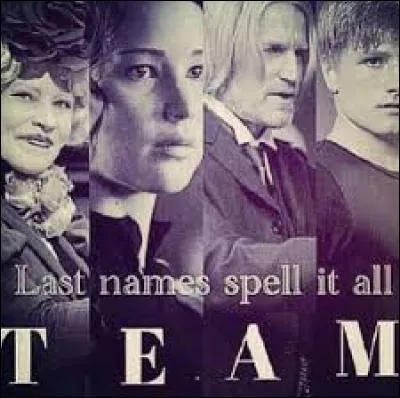 Dans le tome 2, quels sont les 4 objets dorés qui unissent Effie, Haymitch, Peeta et Katniss ?