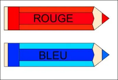 Si je mélange le rouge et le bleu j'obtiens du...