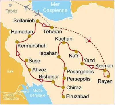 De quel pays ce circuit vous permettra-t-il de découvrir les merveilles ?