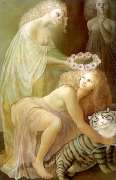 Qui a peint "Le couronnement de la bienheureuse" ?