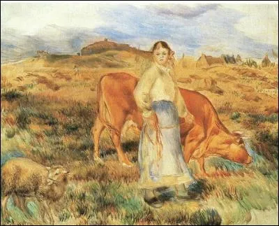 Qui a peint la jeune gardienne de vaches ?