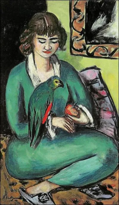 Qui a peint "La femme au perroquet" ?