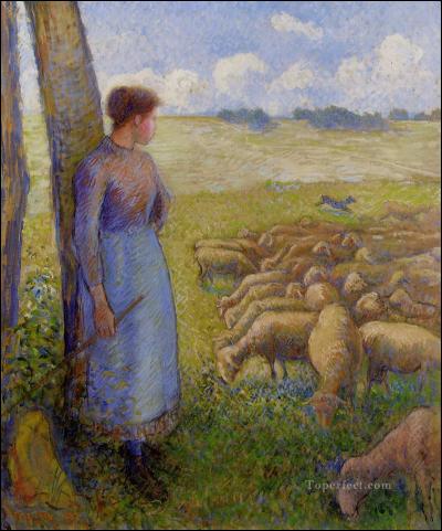 Qui a peint "La bergère et ses moutons" ?
