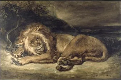 Quel est le titre de ce tableau de Delacroix ?