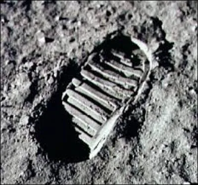 C'est la première empreinte de l'homme sur...