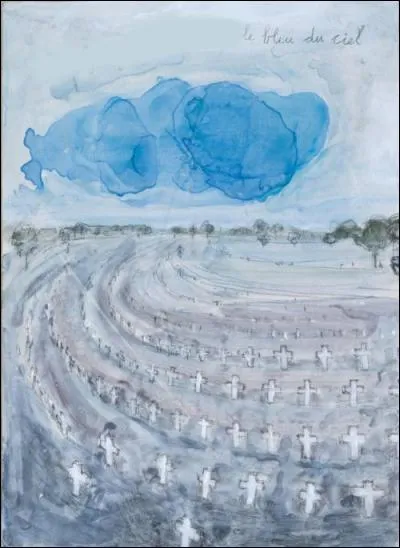 Qui a écrit "Le bleu du ciel" ?