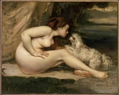 Qui a peint "Femme nue avec un chien" ?