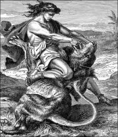 Selon les récits bibliques, ce personnage tirait sa force de sa longue chevelure. De qui s'agit-il ?