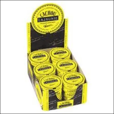 Très célèbre pour sa boîte jaune et noire, et sa marque Lajaunie, ce petit bonbon de tradition se nomme joliment  ?