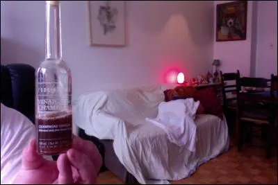 Voici un vinaigre de champagne que l'auteur affectionne de la marque Rose Élysée. Mais qu'a de particulier ce vinaigre-là ?