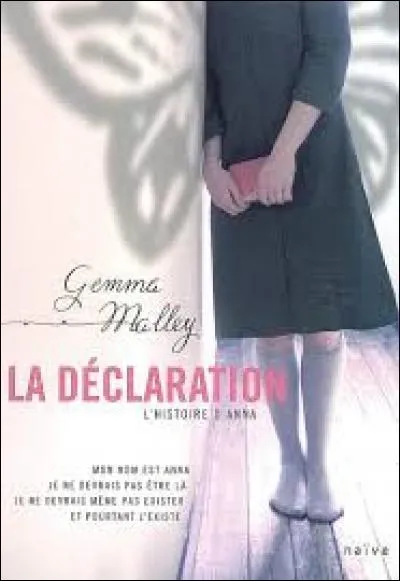 "La D&eacute;claration : l'Histoire d'Anna" - En 2140, qu'est-ce qui n'existe plus ?