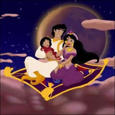 Aladdin - Notre fille est splendide... À ton avis, qui devrions-nous prendre en tant que parrain ?
Jasmine - J'hésite entre Rajah, mon tigre, et ton singe :