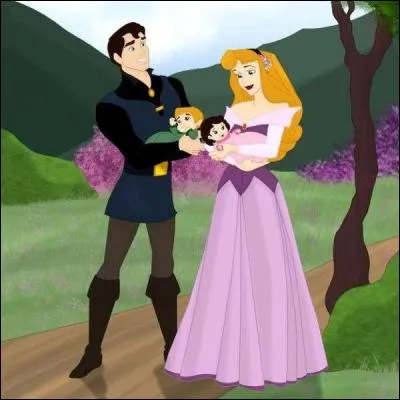 Aurore - Des jumeaux, quelle chance ! Comment les appeler ? 
Philippe - Pour le blond, je propose Phil Junior. Pour la petite brune, choisis le nom d'une de tes marraines !