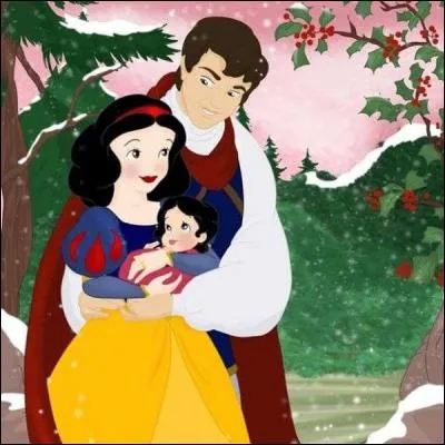 Prince charmant - Où pourrions-nous emmener notre puce en voyage, mon cur ? Ce serait bien qu'elle découvre le monde.
Blanche-Neige - Pourquoi pas chez les sept nains ? Ils sont adorables. Il y a Prof, Simplet, Grincheux, Timide, Atchoum, Joyeux et :