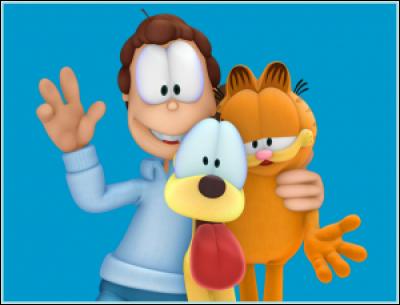 Comment s'appelle le maître de Garfield et son chien ?