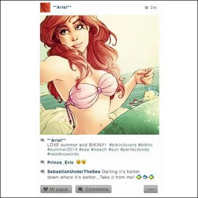 Éric a adoré cette photo que j'ai prise quand j'ai mis le bikini qu'il m'avait offert. Ce ne fut pas exactement l'opinion de Sébastien... Qui est Sébastien, d'ailleurs ?