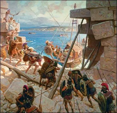 Seule cité à ne pas ouvrir ses portes. Au bout d'un siège de sept mois, Alexandre massacra 7 000 hommes, pendit 2 000 jeunes gens, vendit les femmes et les enfants. Quelle est cette cité phénicienne ?