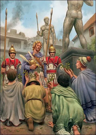 Proclamé pharaon en Égypte.