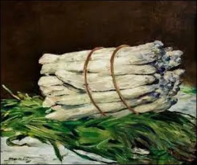 Qui a peint ce tableau représentant une botte d'asperges ?