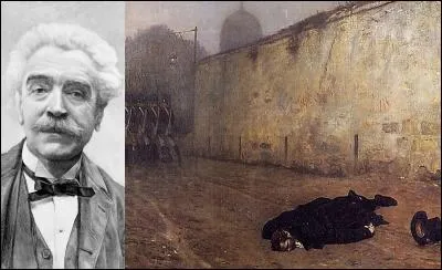 « C'est un tableau d'histoire, mais non pas dans le sens où l'on entendait ce mot autrefois. D'abord le cadre en est tout petit comme celui d'une scène de genre, et le sujet n'a pas encore le recul du passé; il palpite et saigne toujours pour ainsi dire.»