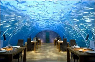 C'est un archipel qui risque de se retrouver sous la mer : ce restaurant semble avoir pris les devants. Où sommes-nous ?
