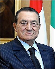 Durant la Révolution de 2011, qui était le président de l'Égypte ?
