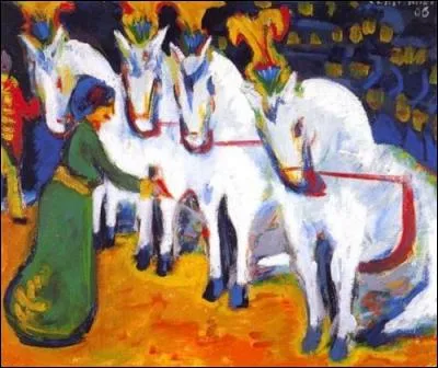 Qui a peint 'la dresseuse de chevaux" ?