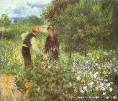 Qui a peint "Conversation dans le jardin" ?