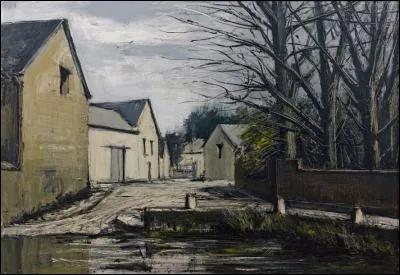 Qui a peint "La mare et la ferme" ?