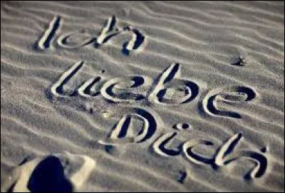 Dans quelle langue dit-on "Ich liebe dich" ?