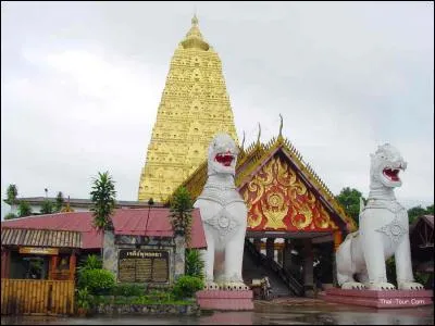 Ce chedi a été construit en imitation du stupa Mahabodhi de Bodhgaya à une centaine de kilomètres au sud de Patna. À proximité du temple se trouve l'arbre de la Bodhi qui marque l'endroit où Gautama Siddhartha atteignit l'illumination. 
C'est un des plus beaux de la province centrale de :
