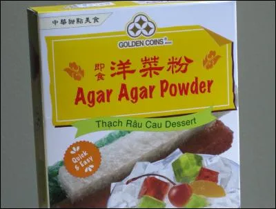 L'agar-agar est un produit gélifiant obtenu à partir d' une algue de quelle couleur ?