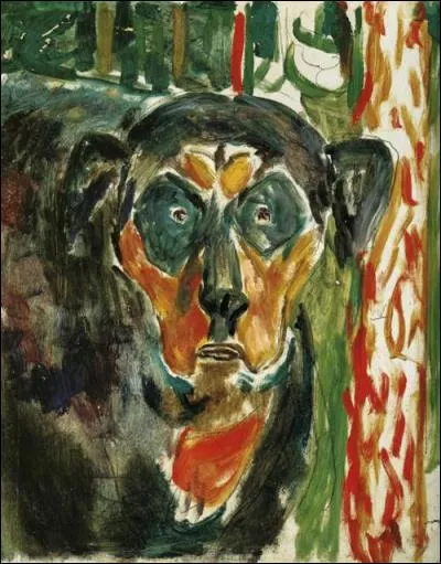 Qui a peint "Tête de chien" ?