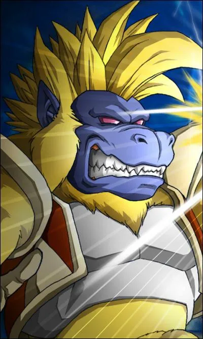 Quel est le nom de ce monstre qui peut se transformer en Oozaru Doré ?