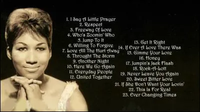 Née un 25 mars, qui est cette grande chanteuse américaine, reine du rhythm and blues du jazz et du soul, à qui l'on doit l'album "Lady soul" et qui revient sur scène en 1998 avec "A rose is still a rose" ?