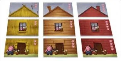 Dans le conte "Les Trois Petits Cochons", en quel matériau est construit la maison du troisième petit cochon qui ne s'effondre pas lorsque le loup souffle dessus ?